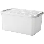 Curver opbergbox kunststof 50 liter - multifunctioneel en stapelbaar.