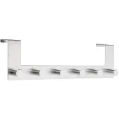 Huismerk Premium Deur Garderobe 6 Haken - RVS