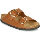 Scholl Slipper Women Noelle Leather Cognac 2024-Schoenmaat 39