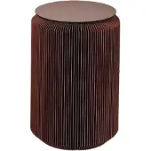 Broste Copenhagen Pam bijzettafel bruin - Ø40XH60CM