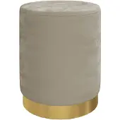 vidaXL Hocker met opbergruimte rond fluweel 31 x 37 cm donkergrijs