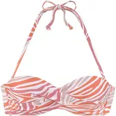 Sunseeker Bikinitop nude / oranje / oudroze / wit