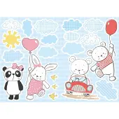 Kids Decor Muurstickers Grappige Beren 20-delig