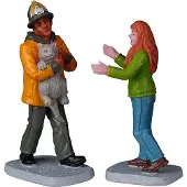 Lemax My Hero! Set Of 2 Kerst