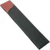 Robert Herder Mesbeschermer - Lederen Etui - Zwart Leer - 25 x 5.5 x 0.5 cm