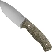 Lionsteel M2M CVG Green Canvas Micarta vaststaand mes