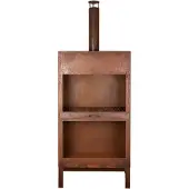 Esschert Design - Tuinkachel XL - met Houtopslag - Roest