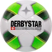 Derbystar Futsal Basic Pro TT Zaalvoetbal Maat 4 Wit Groen Zwart