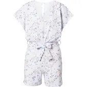 Sisters point Jumpsuit 'V.PLAY3' blauw / lila / abrikoos / wit