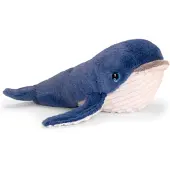 Keel Toys Pluche knuffel dier walvis 25 cm - Knuffel zeedieren
