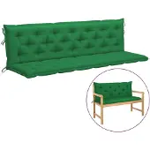 vidaXL Tuinbankkussen 200x(50+50)x7 cm oxford stof groen