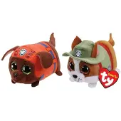 TY - Knuffel - Teeny Paw Patrol - Zuma & Tracker
