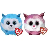 TY - Knuffel - Teeny Puffies - Prince Husky & Princess Husky