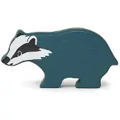 Tender Leaf Toys Dierenspeelgoed - - Dassen - Hout - 9,525 cm - 2-6 jaar