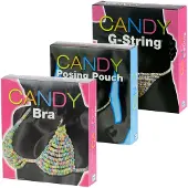 Spencer & Fleetwood Gekleurde Snoep Candy G-String - Dames