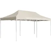 vidaXL Partytent professioneel inklapbaar 6x3 m aluminium crème