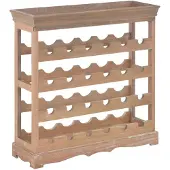 vidaXL Wijnkast 70x22,5x70,5 cm mdf bruin