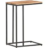 vidaXL Bijzettafel 35x45x65 cm massief hout