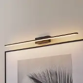 MCJ Wandlamp Miroir, zwart, Badkamer, Aluminium, Modern, Wandlamp