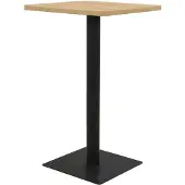 vidaXL Bistrotafel 78,5x78,5x107 cm eikenkleurig
