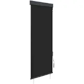 vidaXL Rolgordijn voor buiten 60x250 cm antraciet