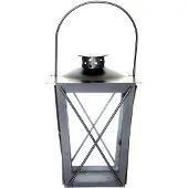 Esschert Design Lantaarn Konisch Antraciet 20 X 12 X 9 Cm