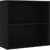 vidaXL Boekenkast 80x30x76,5 cm bewerkt hout zwart