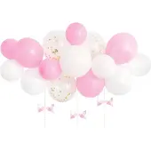 Haza Ballonnenboog Set Roze (15st)