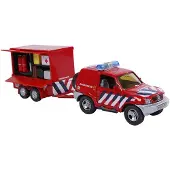 Kids Globe Brandweerwagen + Aanhanger