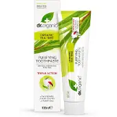 Dr Organic Tandenpasta - Dr.Organic - Theeboom - 100ml - Vegan - Unisex
