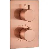 Saniclear Copper complete inbouw thermostaat geborsteld koper