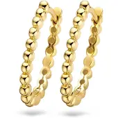 Blush 14 karaats geelgouden oorsieraden