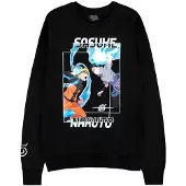 Difuzed Naruto - Naruto VS Sasuke Sweater/trui - M - Zwart