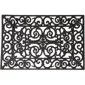 Esschert Design Klassieke print deurmat rubber 60 x 40 cm - Deurmatten