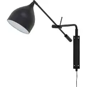 Bloomingville Lyam Wandlamp, Zwart, Metaal