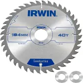 Irwin CZB 184MM/40T cirkelzaagblad - WeldTec - 184 mm - asgat 30 mm