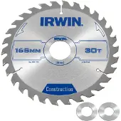 Irwin CZB 165MM/30T cirkelzaagblad - 165 mm - 30 tanden - asgat 30 mm