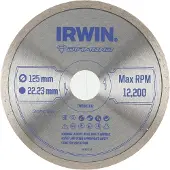 Irwin Pro Performance diamantzaagblad 125mm voor haakse slijper, keramiek en tegels, volle rand