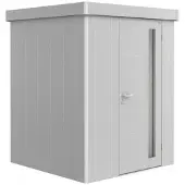 Biohort | Berging Neo 1A | Enkele Deur | Zilver-Metallic
