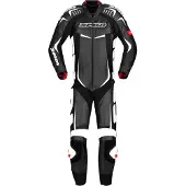 Spidi Track Wind Pro, lederen pak, 1 stuk. ,zwart/witte ,50