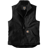 Carhartt 104277 Vest Washed Duck Sherpa-lined Mock-neck | Maat: M