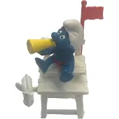 Schleich Baywatch smurf in strandstroel - 5,5 cm