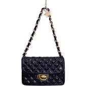 Vondels Kerstornament Glass Black Fashion Bag 5,5 cm
