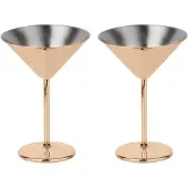 Paderno Martiniglas Mirror Copper (Set van 2)