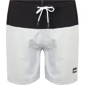 Urban Classics Zwemshorts lichtgrijs / zwart