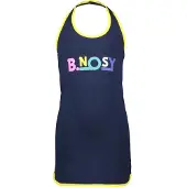 B.NOSY Girls dumbbell dress with dot aop and chest navy