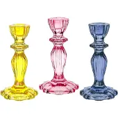 Talking Tables - BOHO - Glazen Kandelaar - Donkerblauw - Ibiza