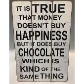 Long Island Living Wandbord It is true that Money...