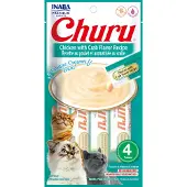Ciao 12x Kattensnack Churu Kip - Krab 60 Gr