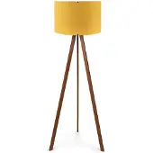 Opviq | Vloerlamp Elisabeth kunststof geel 38x140 cm vloerlampen | NADUVI